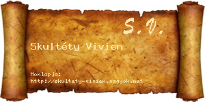 Skultéty Vivien névjegykártya